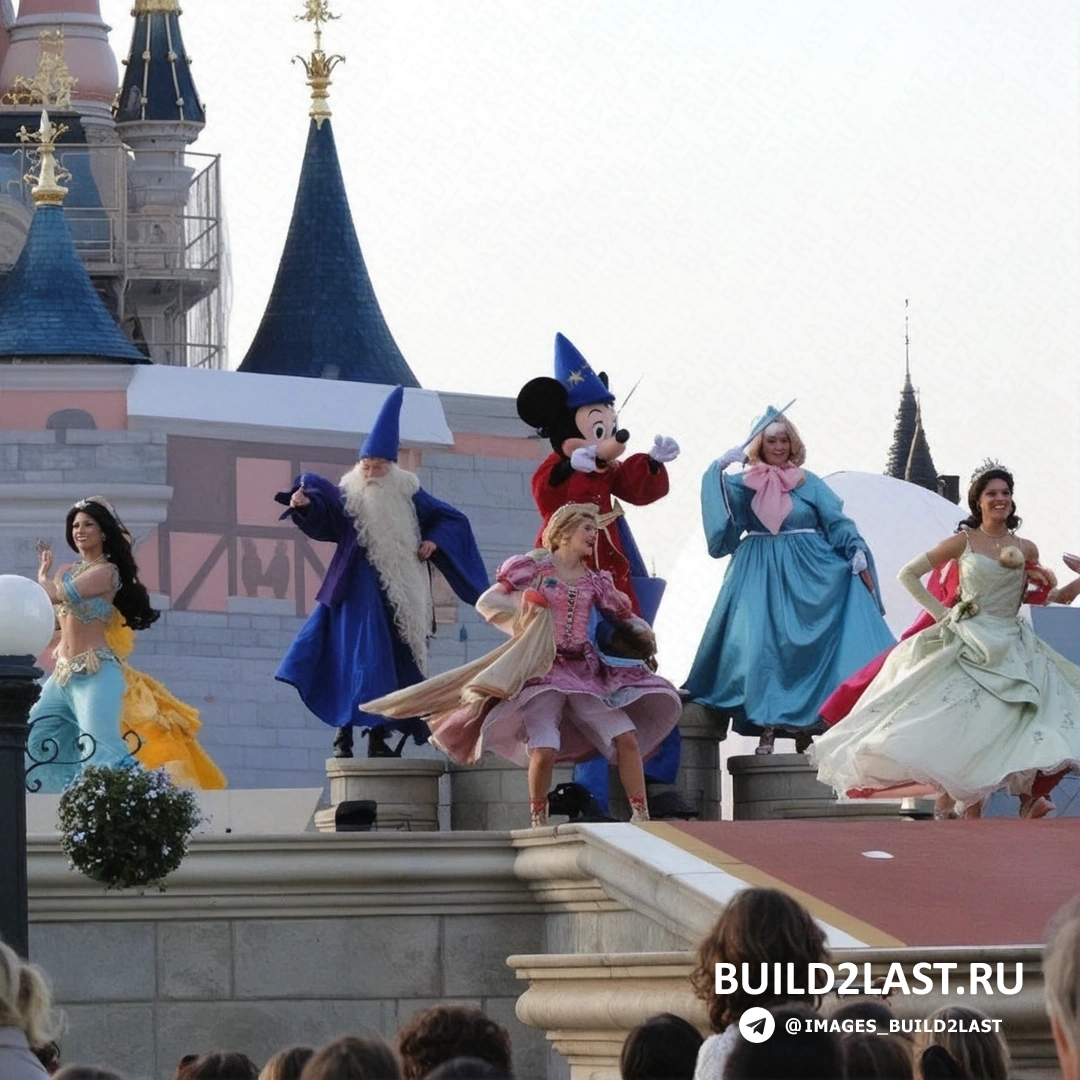 Аттракцион "Горы Холмса" в Disneyland Paris, крутые спуски и повороты