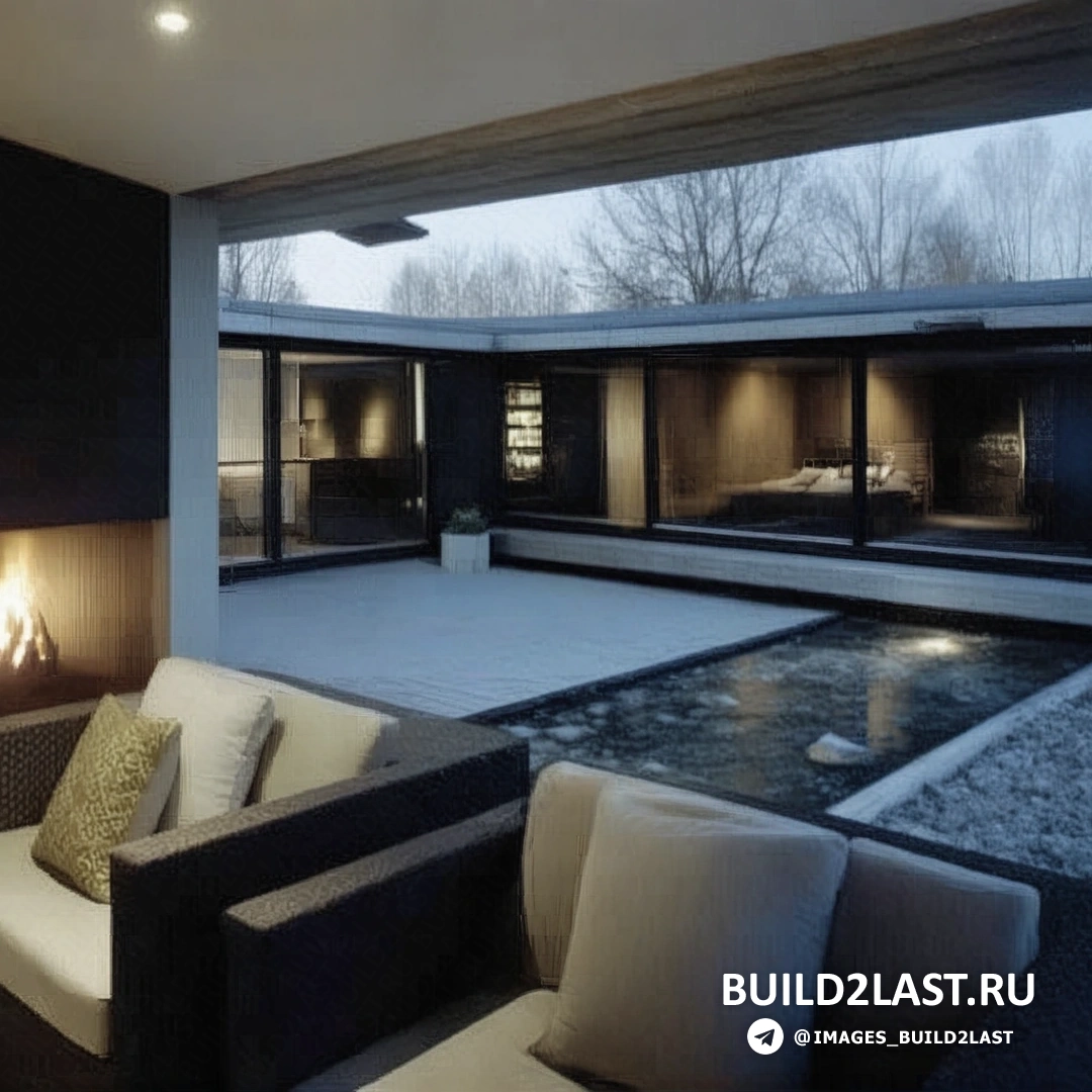 Монохромные архитектурные элементы, подчеркивающие строгость и баланс форм