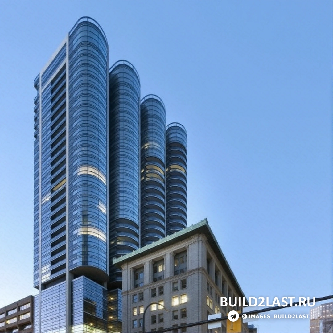 Небоскрёб в Шанхае, Китай, являющийся одной из главных достопримечательностей города