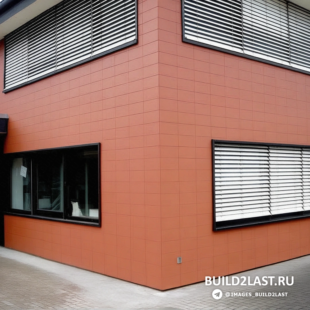 Облицовка фасада с фасадными панелями, создающими современный вид.