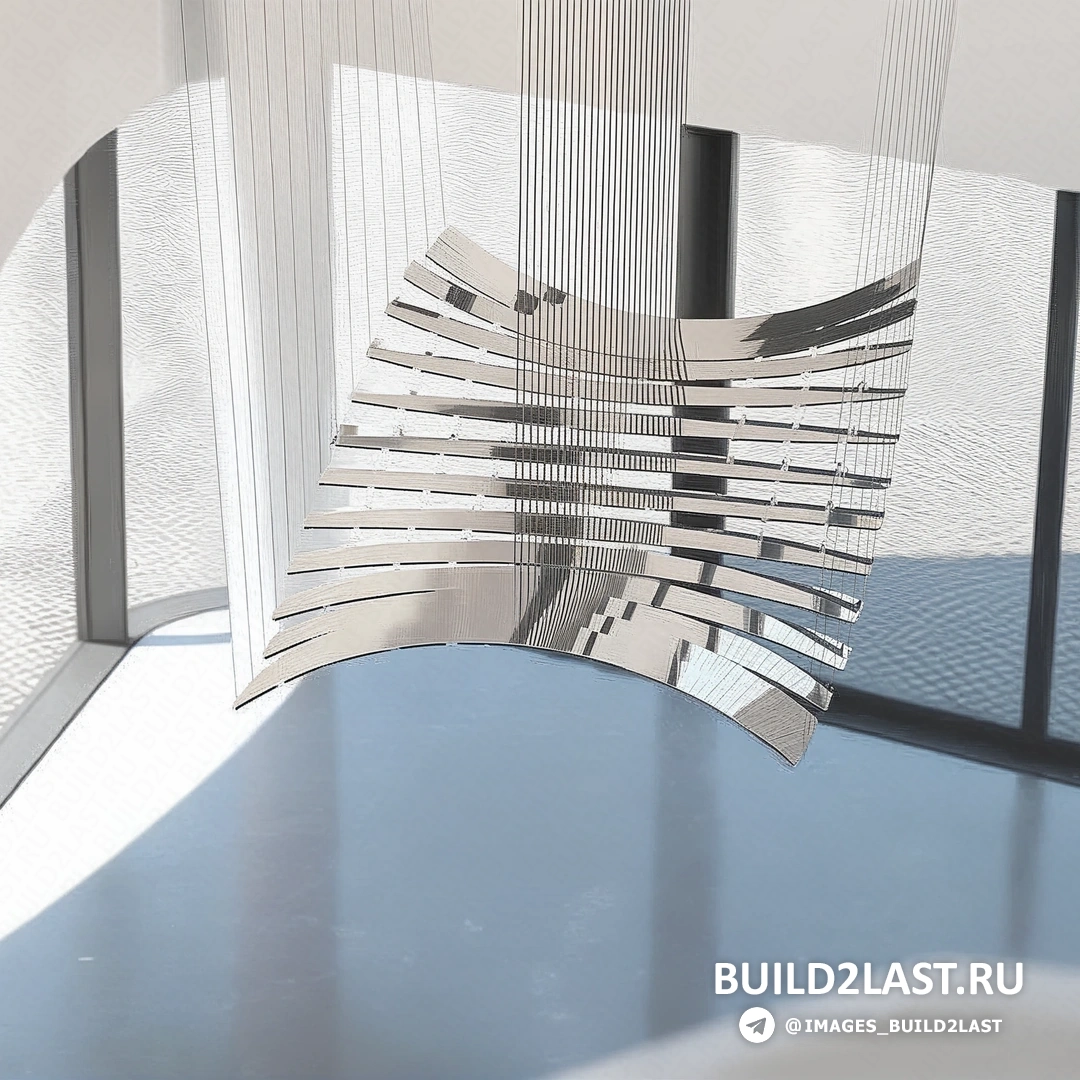 Рассеивающее освещение подвесного светильника Manta Rhei в комнате