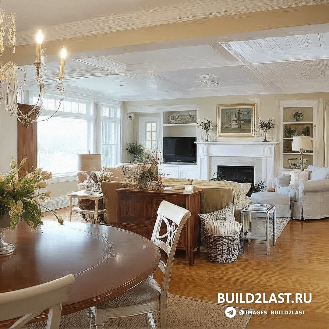 Современная кухня с кухонным островом и пастельными тонами, подвесные светильники