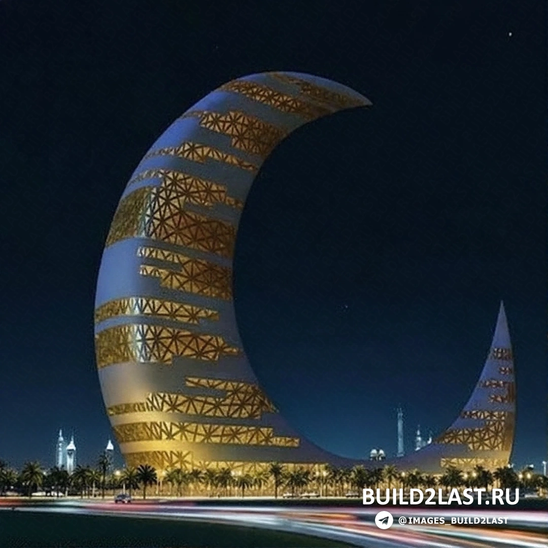 Современный небоскреб в Дубае, ОАЭ, с впечатляющим дизайном