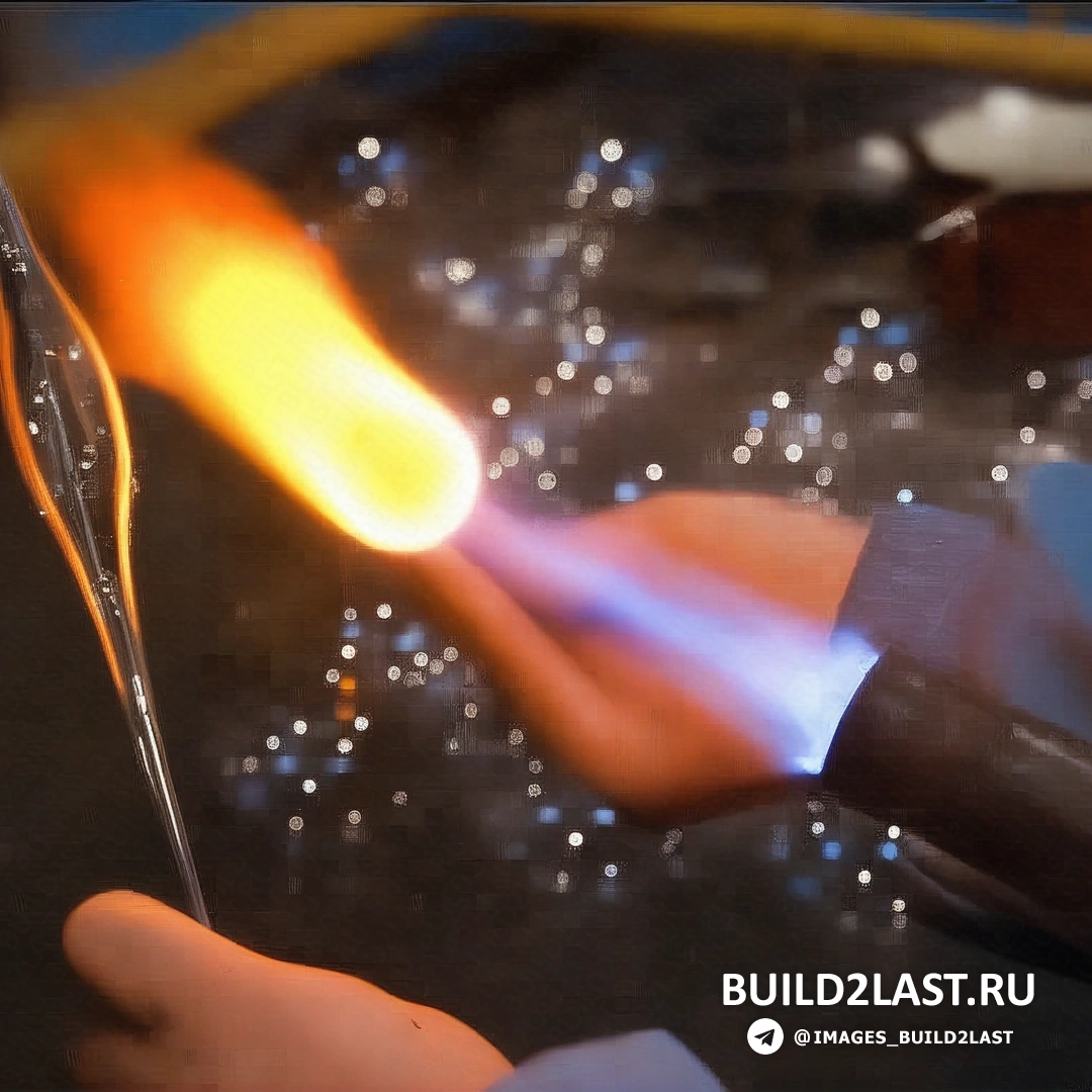 Стеклянные шарики, ожидающие окраски, в мастерской