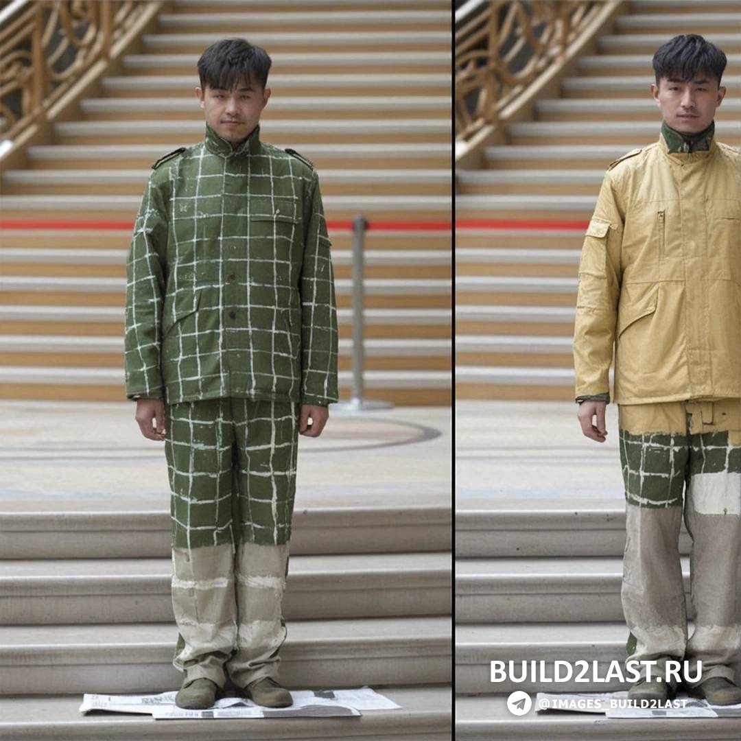 Творческий камуфляж Liu Bolin, где человек сливается с уличной сценой, создавая эффект исчезновения на фоне стрит-арта.